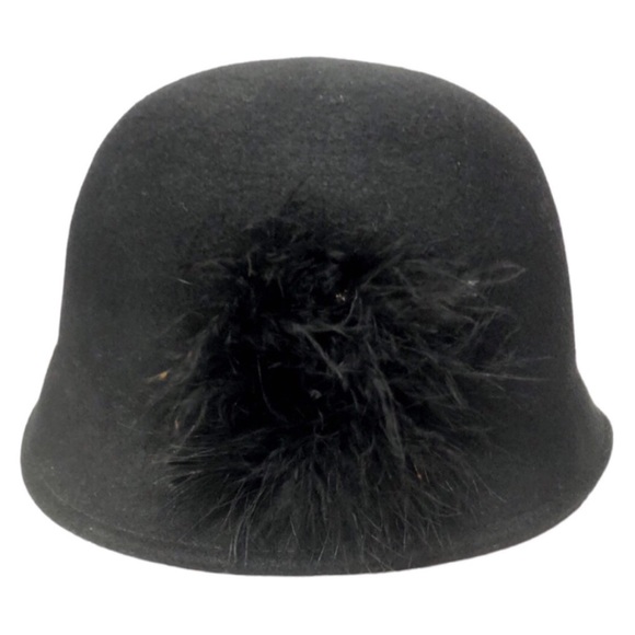 Croft & Barrow Black Wool Cloche Hat - Picture 3 of 11